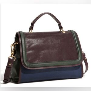 Nordstrom Sloan & Alex Shea Satchel Colorblock Bag New